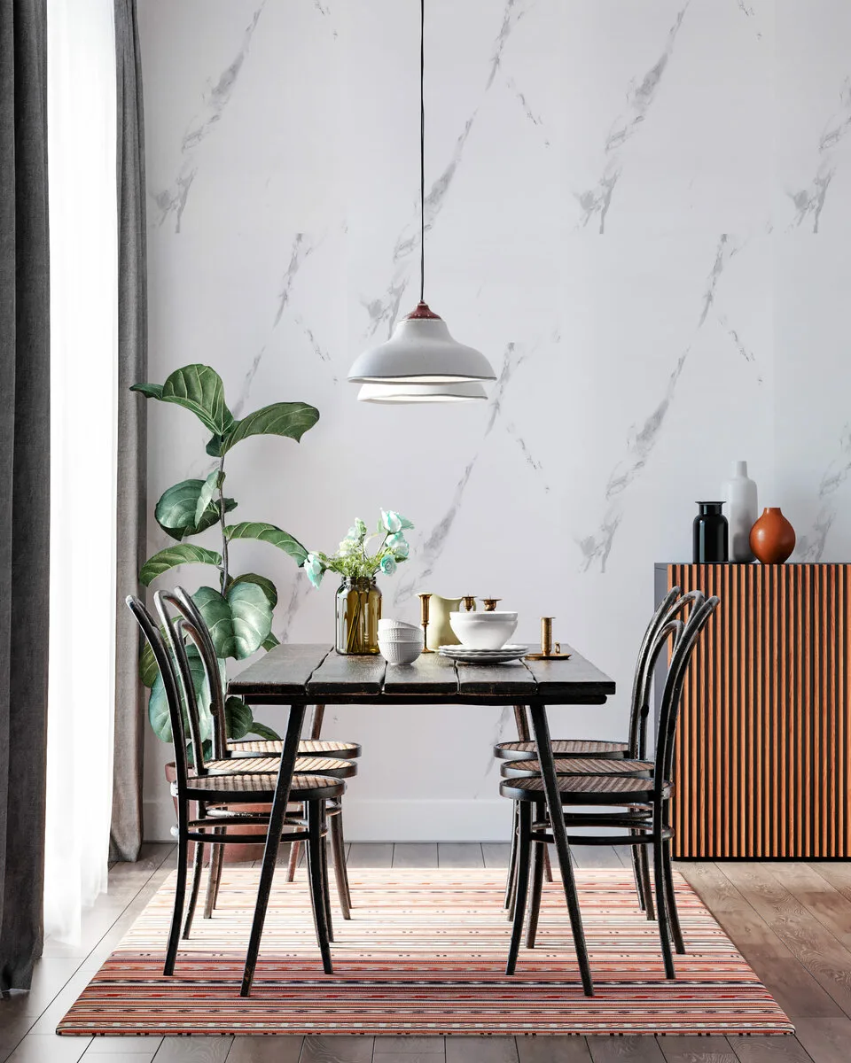 Самоклеюча стінова PET плитка у рулоні 600х3000х2mm SW-00001703 – зображення використання 7