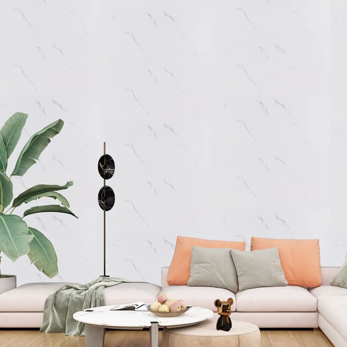 Самоклеюча стінова PET плитка у рулоні 600х3000х2mm SW-00001704 – зображення використання 7