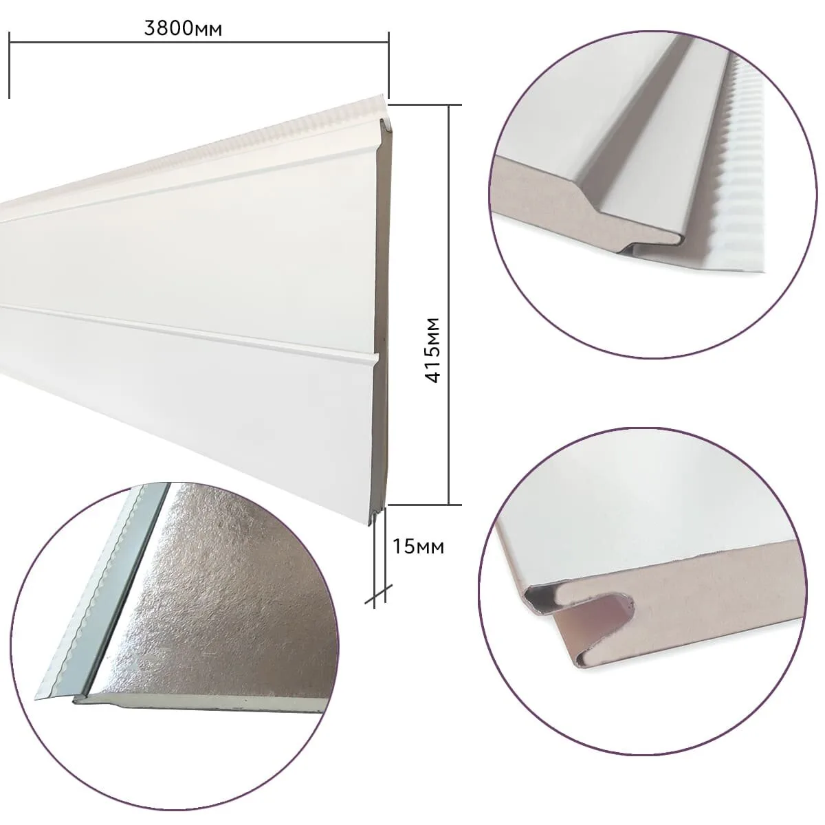 Фасадна PU панель 415х15х3800мм (D) SW-00001719 – зображення виду 3
