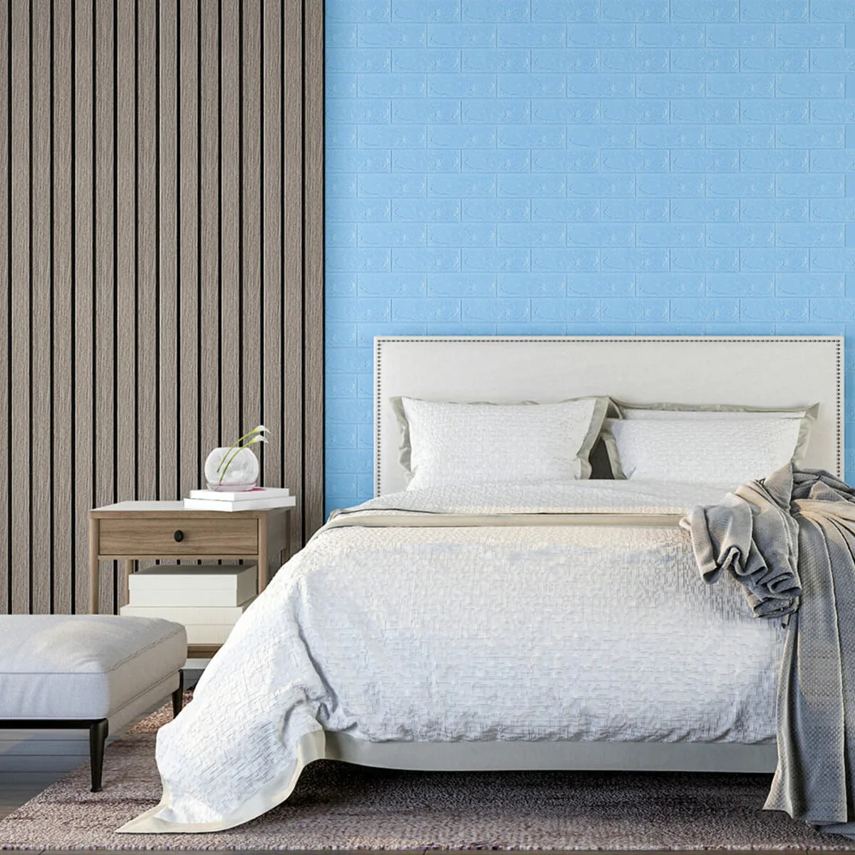 121f721c84-5_resize_1200x1200 3D панель самоклеюча цегла Блакитна 700х770х5мм (005-5) SW-00000297 – зображення використання 5