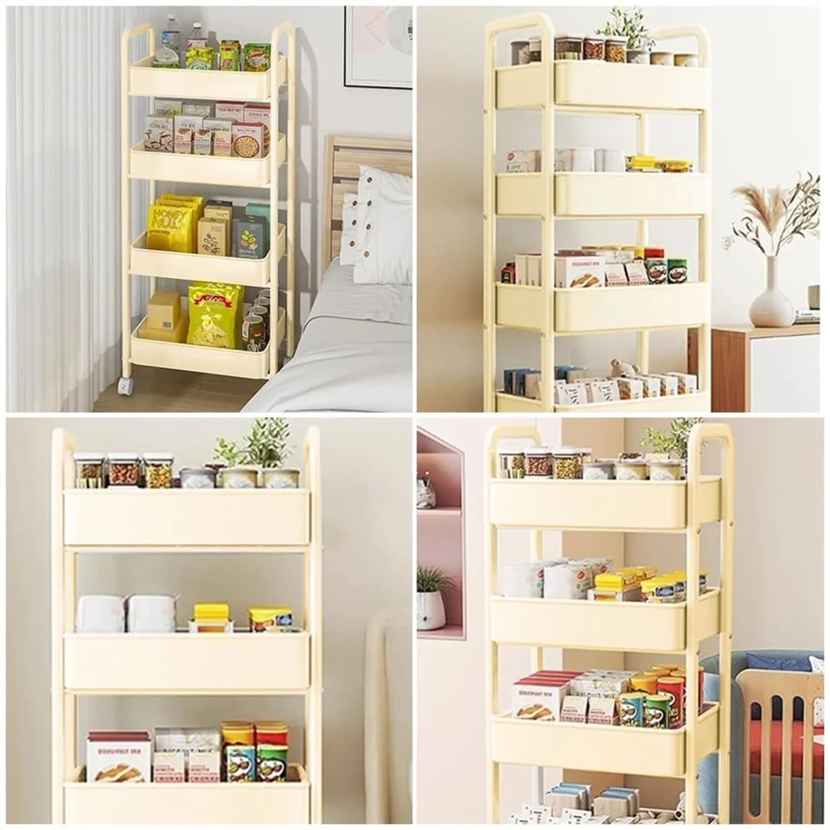 137ca6a388-7_resize_1200x1200 Етажерка мобільна триярусна универсальная з металу кремова 45х30х78см SW-00002113 – зображення використання 7