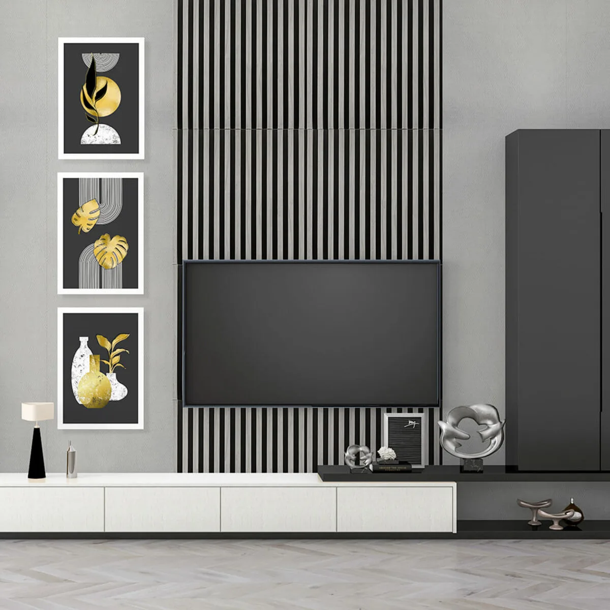 14f61353dd-6_resize_1200x1200 Панель-рейка SILVER and BLACK 665х665х5мм (D) SW-00002532 – зображення використання 6