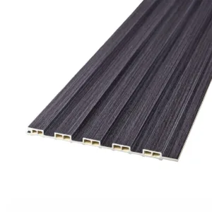 Рейка декоративна WPC стінова графіт 3000х150х9мм SW-00001871