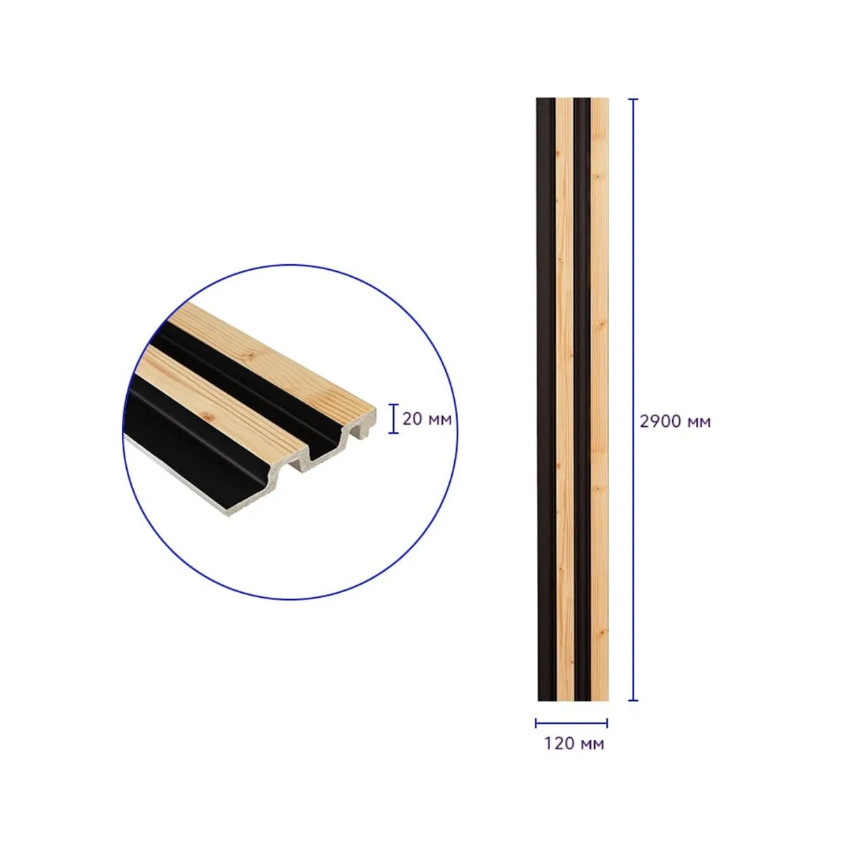 18ecd330b8-3_resize_1200x1200 Рейка декоративна PS сосна з графітом 2900х120х20мм SW-00002146 – зображення виду 3