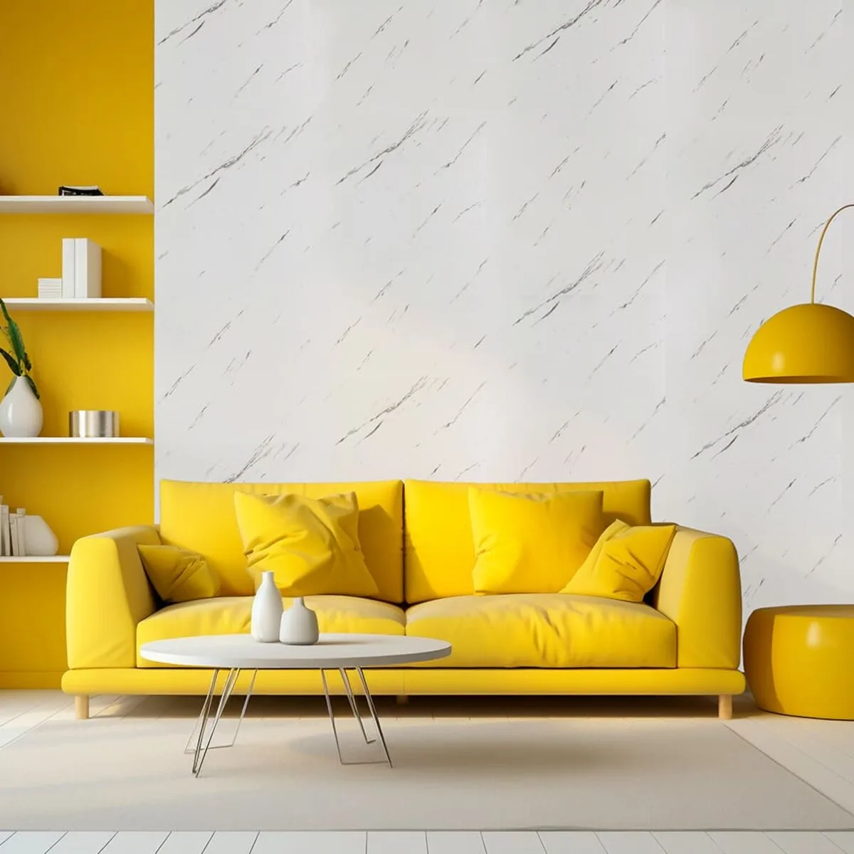 Самоклеюча стінова PET плитка у рулоні 600х3000х2mm SW-00001698 – зображення використання 7