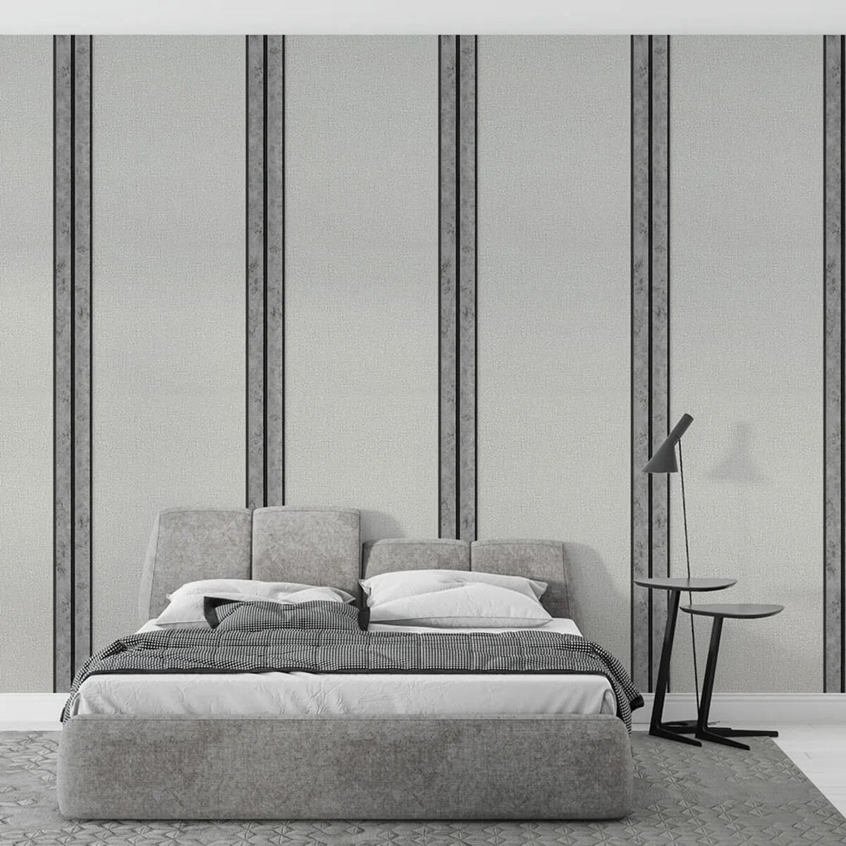 Самоклеючі шпалери сірий меланж 2800х500х2,5мм YM-12 (D) SW-00002020 – зображення використання 6