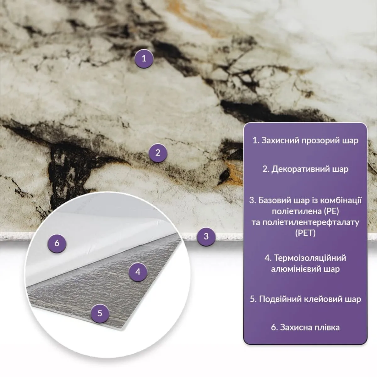 Самоклеюча стінова PET плитка 600х300х2mm (D) SW-00002303 – додаткове зображення 2