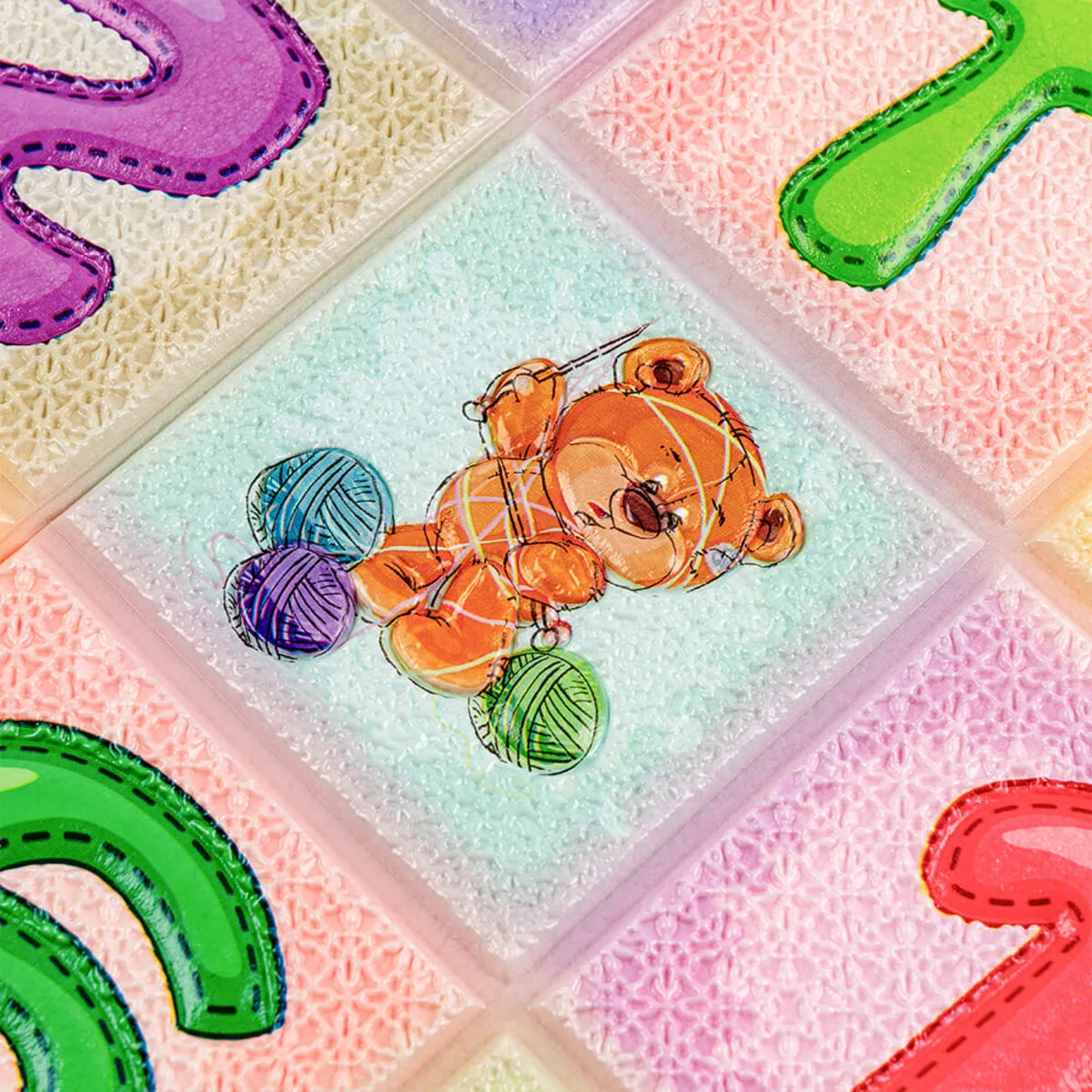 23cacbfdaf-7_resize_1200x1200 Набір панелей стінових 3D Абетка (2шт) 700х1400х4mm (D) SW-00002352 – зображення використання 7