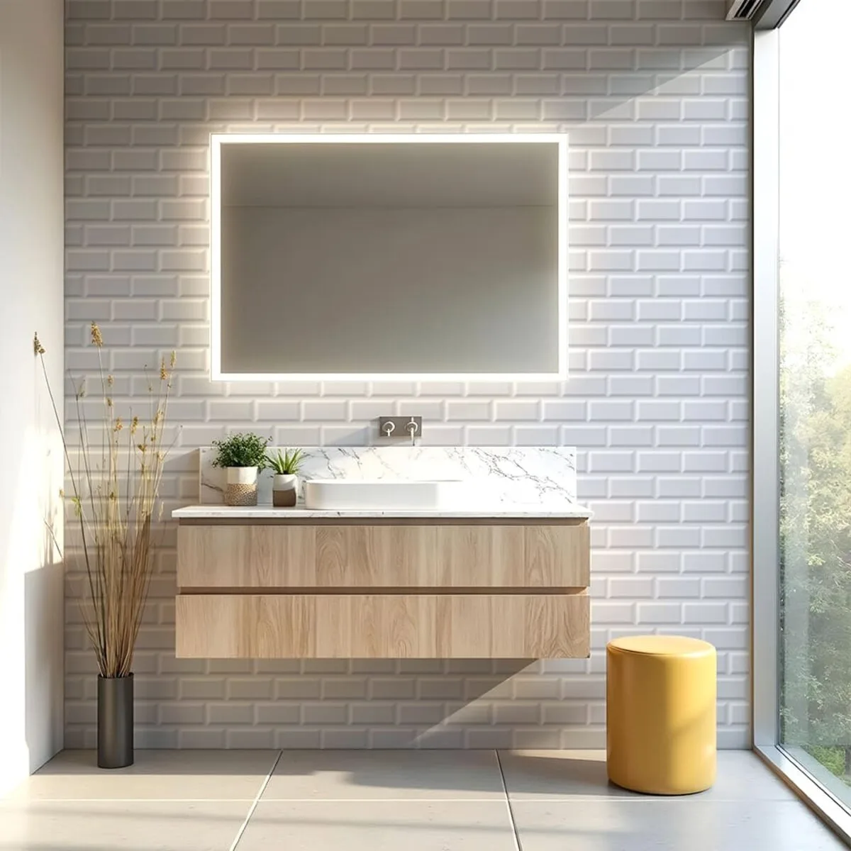 280aee997b-7_resize_1200x1200 Декоративна ПВХ панель біла клінкерна цегла 960х480х4мм SW-00001431 – зображення використання 7