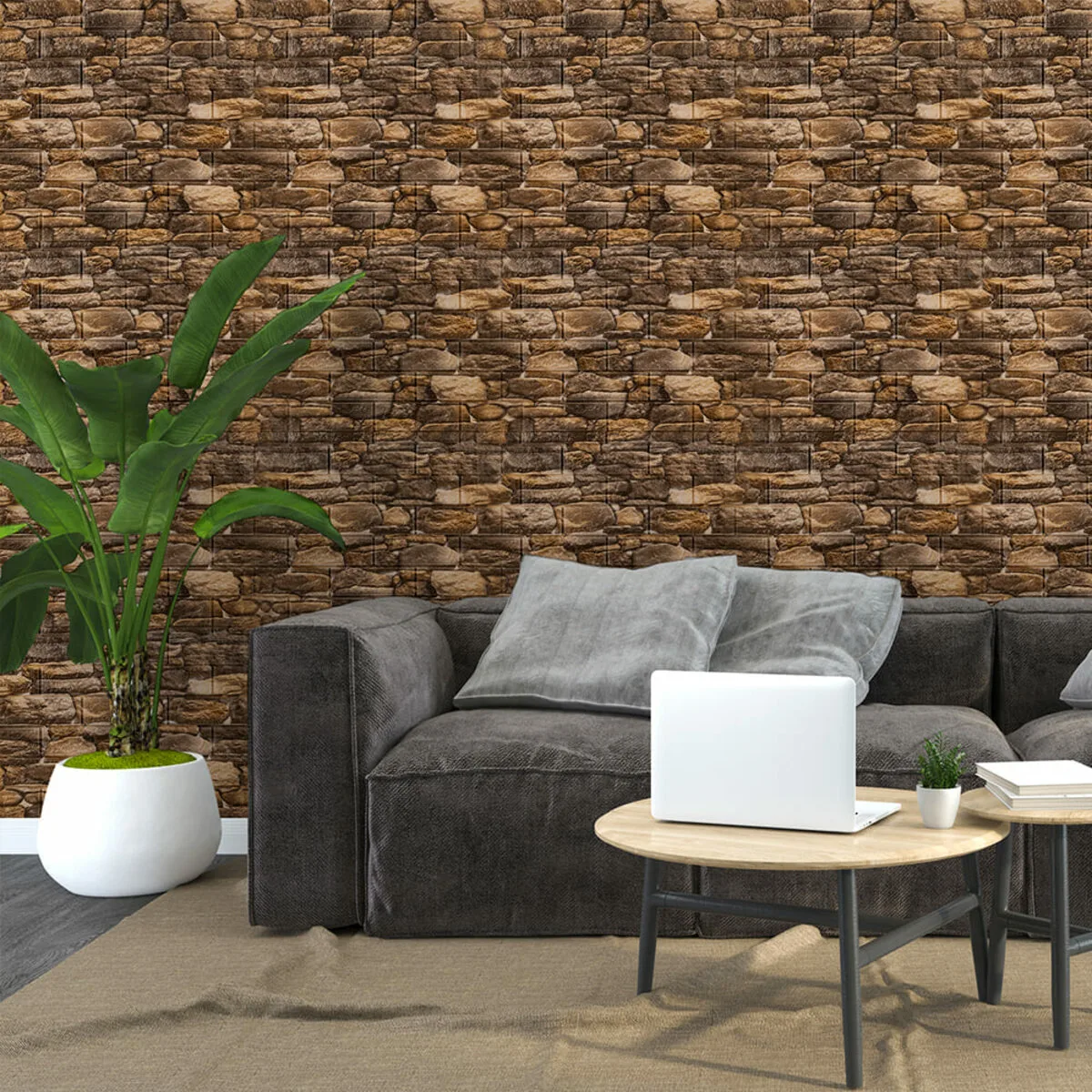 2920f2e817-5_resize_1200x1200 Самоклеюча декоративна 3D панелі під камінь матовий700х770х5мм (060M) SW-00000635 – зображення використання 5