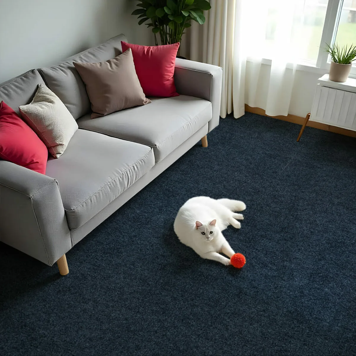 2aaf6fe1dc-5_resize_1200x1200 Самоклеюча плитка під ковролін в рулоні темно-сірий 600х3000мм SW-00002587 – зображення використання 5