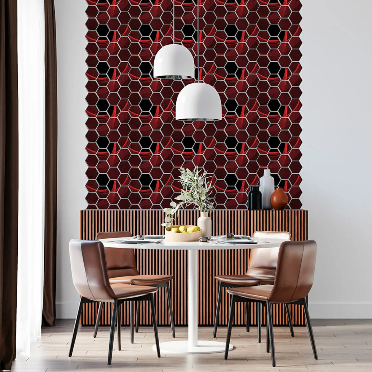 2b1278e277-5_resize_1200x1200 Декоративна ПВХ плитка на самоклейці соти 280х300х5мм, ціна за 1 шт. (СПП-503) SW-00000667 – зображення використання 5