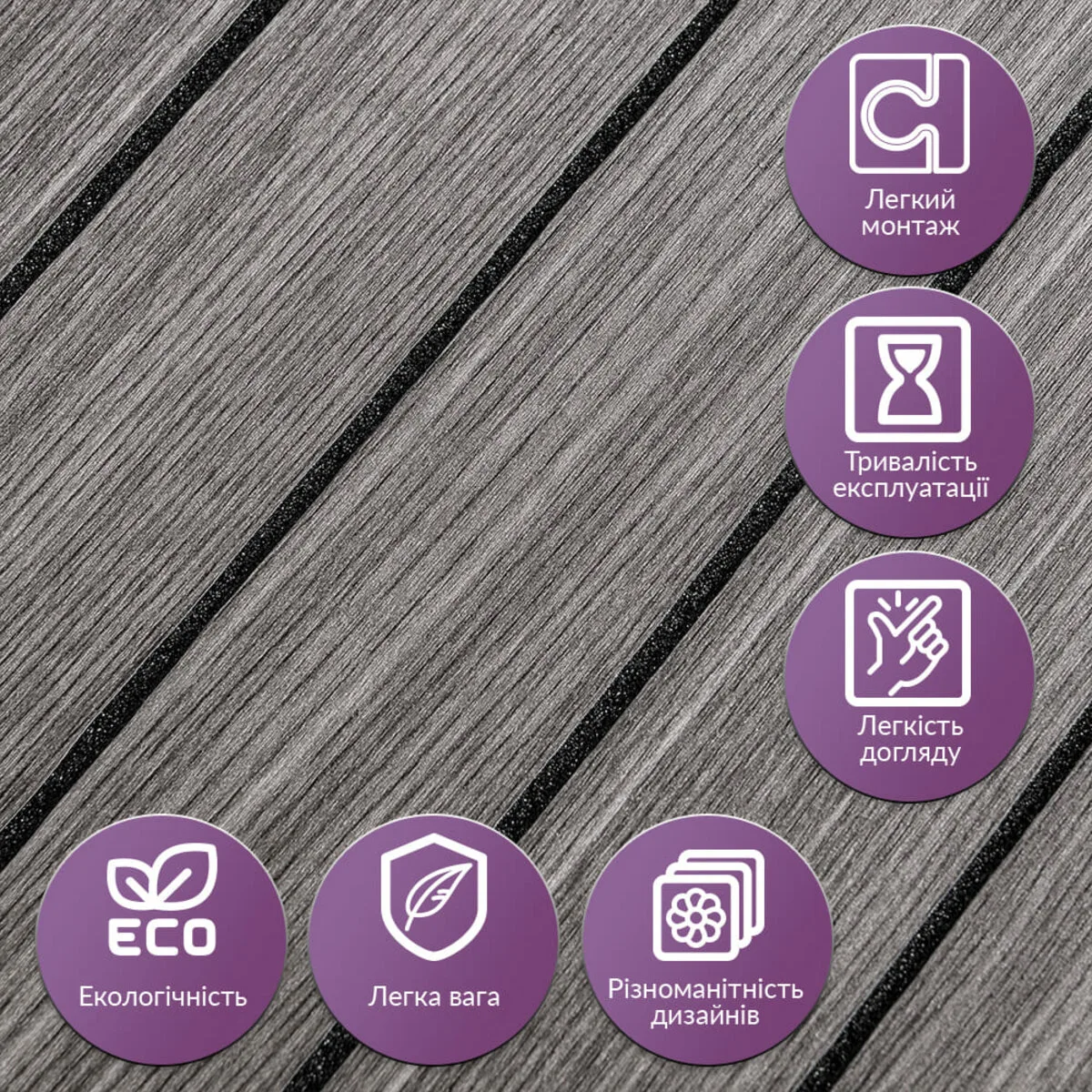 2f1098ada5-5_resize_1200x1200 Покриття вінілове самоклеюче 3D рейки металевий попіл 600х600х2,8мм (D) SW-00002196 – зображення використання 5