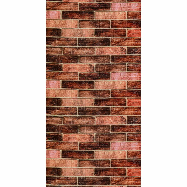 R179-2-3 Панель стінова у рулоні 3D 700ммх3,08мх2мм BROWN (цегла) (D) SW-00002537