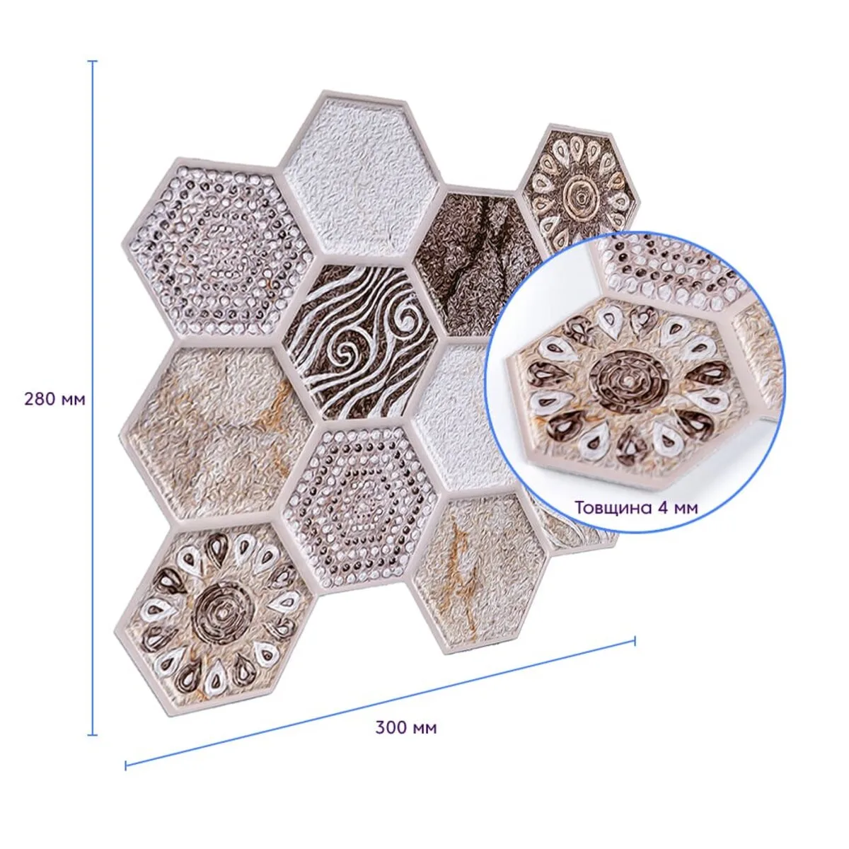 3dccbd2332-3_resize_1200x1200 Декоративна ПВХ плитка на самоклейці винтажная 280х300х5мм, ціна за 1 шт. (СПП-507) SW-00001136 – зображення виду 3