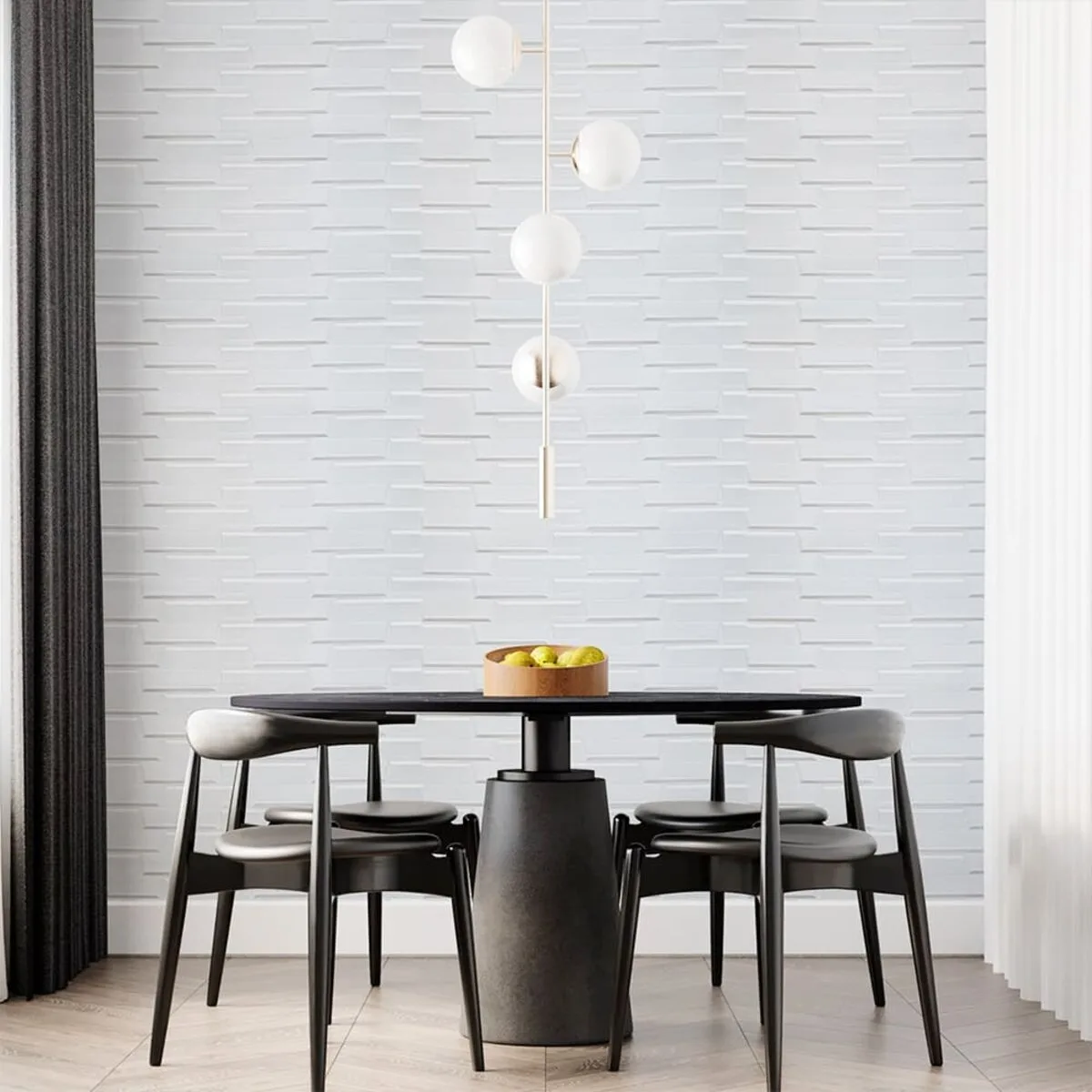 Самоклеюча 3D панель біла кладка 19600x700x5мм SW-00001335 – зображення використання 6