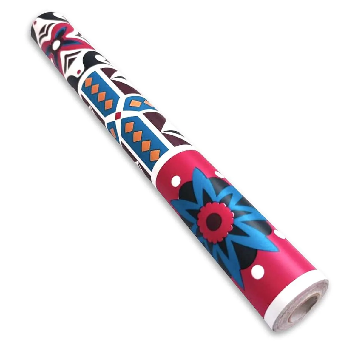 Самоклеюча плівка на паперовій основі вінтажна бордова мозаїка 0,45х10м SW-00000789 – зображення виду 3