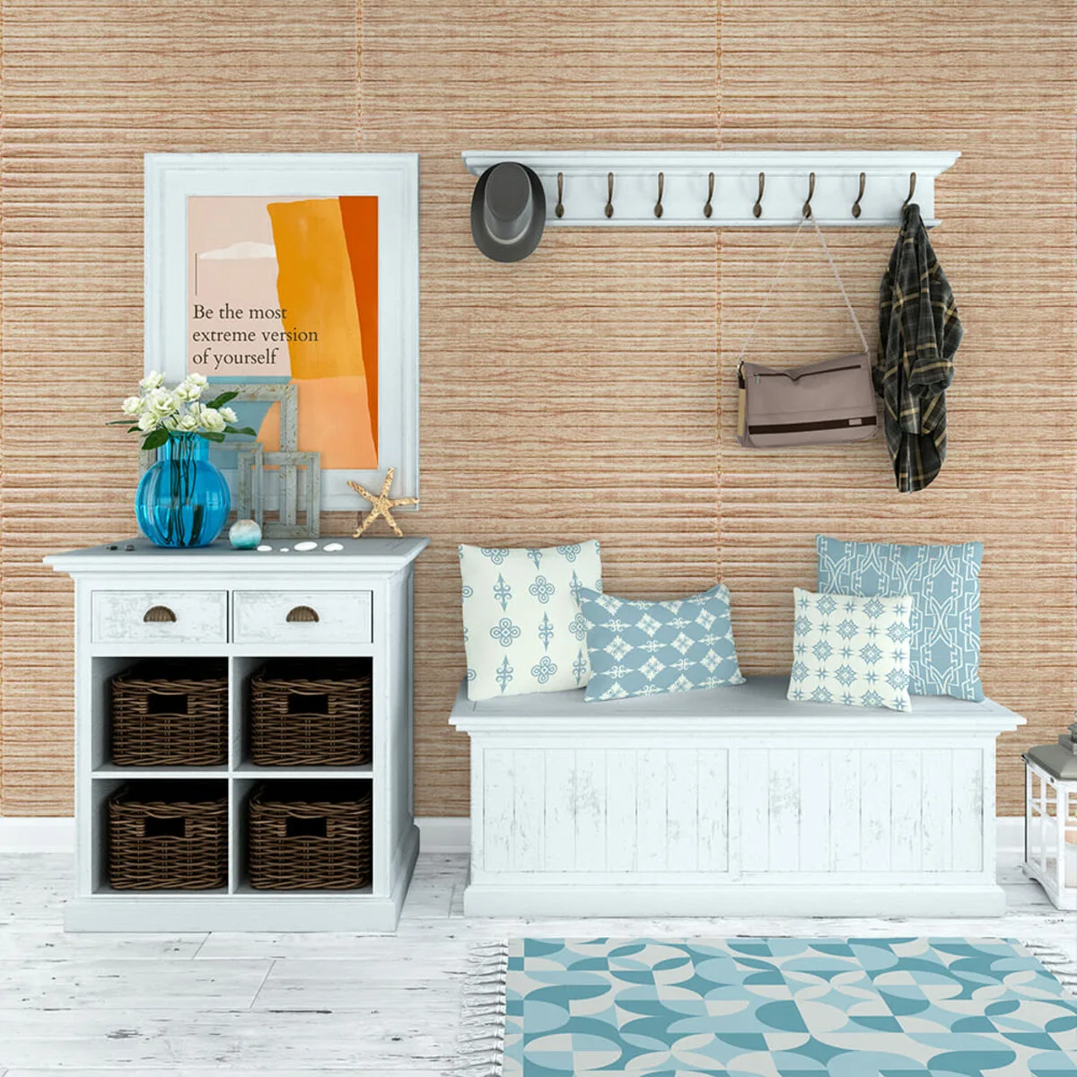 45f121ccd0-5_resize_1200x1200 Самоклеюча декоративна 3D панель бамбук капучіно 700х700х8мм (077) SW-00000350 – зображення використання 5