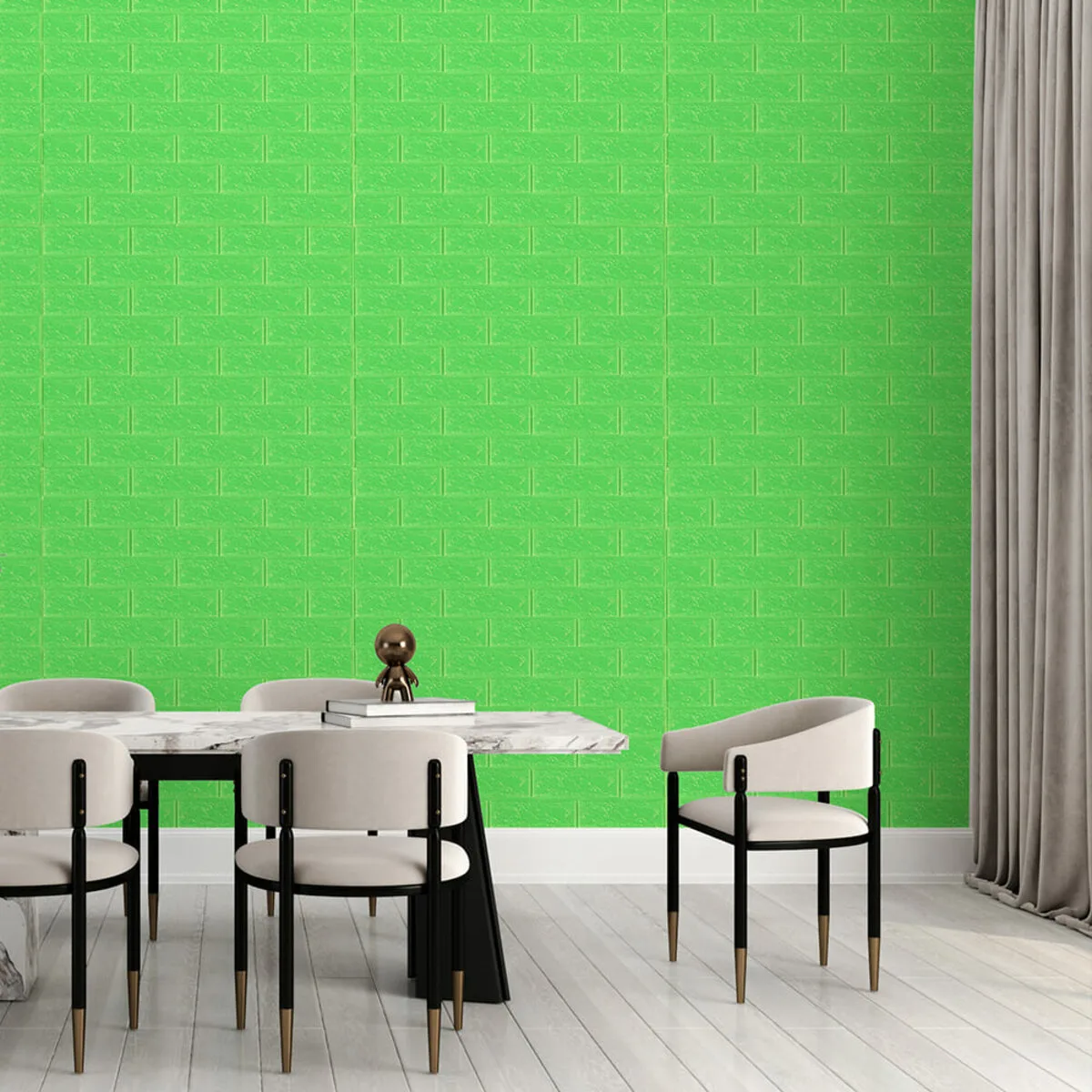 49c04978f5-5_resize_1200x1200 3D панель самоклеюча цегла Зелена 700х770х3мм (013-3) SW-00000639 – зображення використання 5