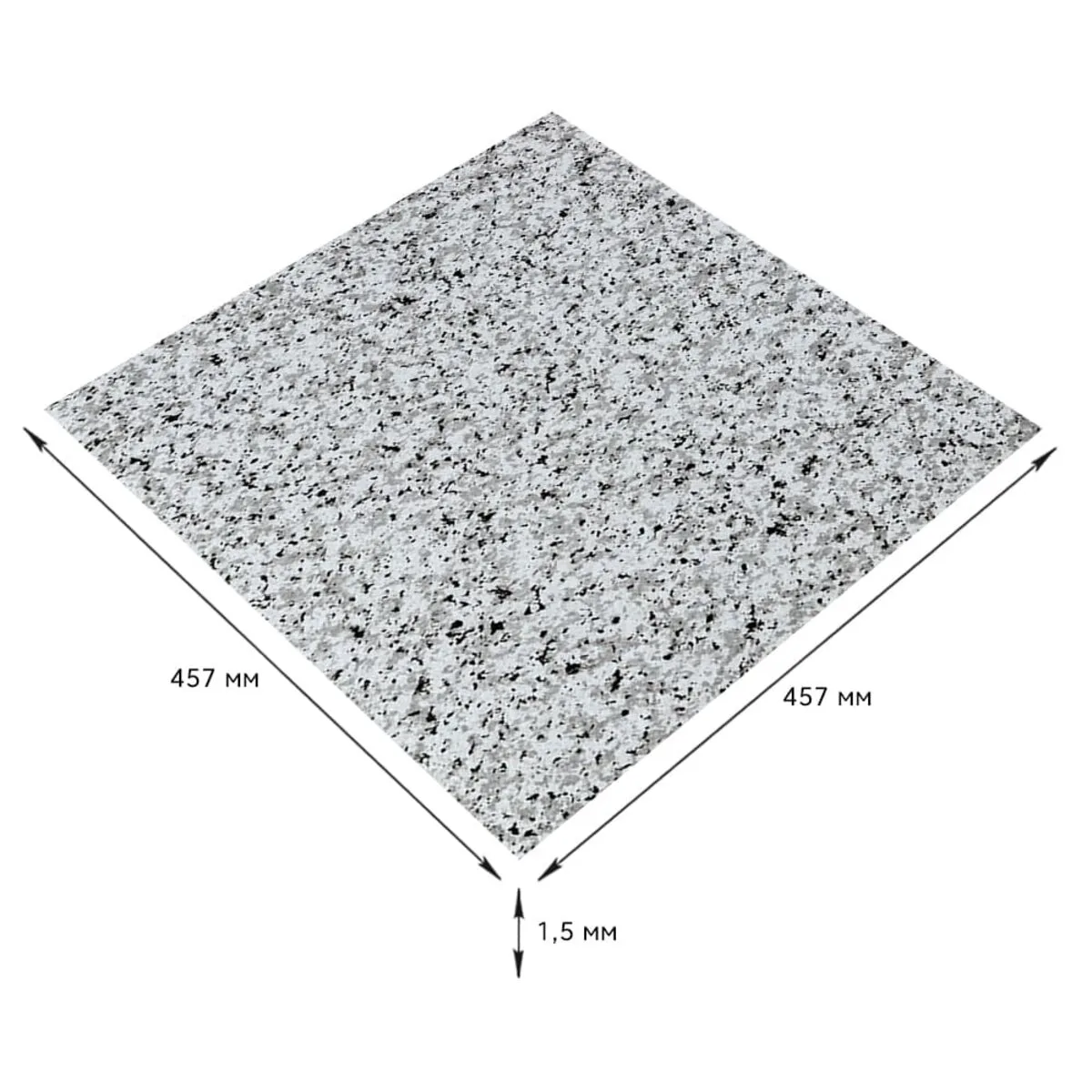 Самоклеюча LVT плитка 457х457х1.5mm (D) SW-00002464 – зображення використання 5