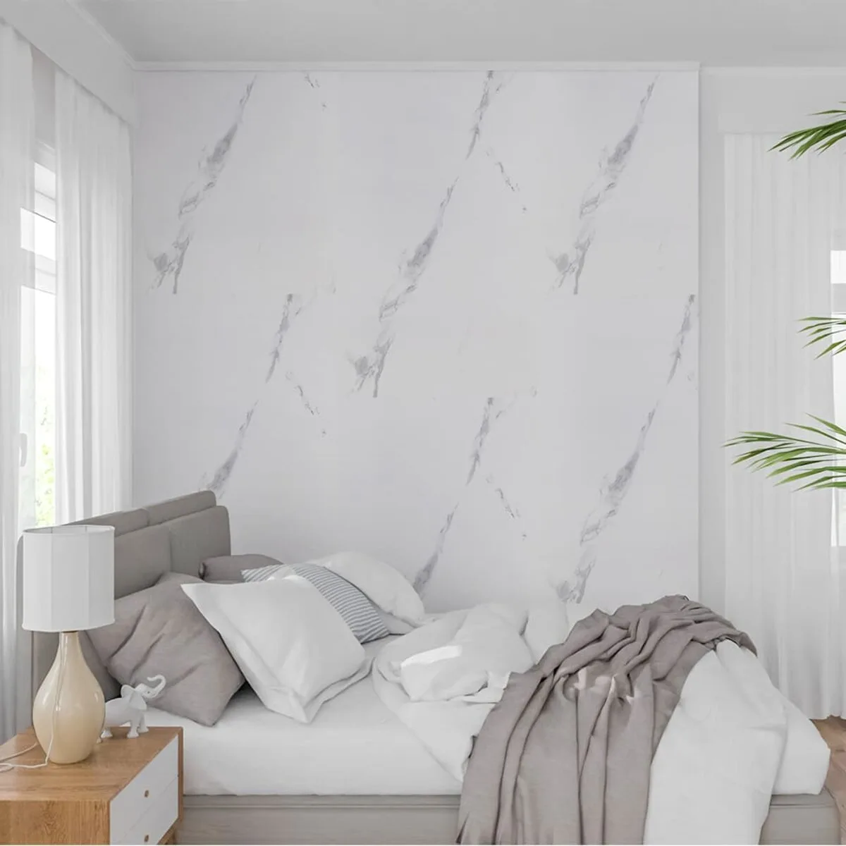 Самоклеюча стінова PET плитка у рулоні 600х3000х2mm SW-00001703 – зображення використання 9