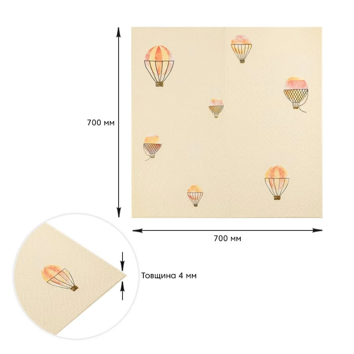 4ebccf5faf-3_resize_1200x1200 Панель стінова 3D 700х700х4mm повітряні кулі рогожка (D) SW-00001973 – зображення виду 3