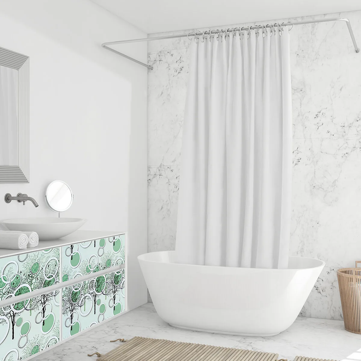 Плівка на самоклейці на паперовій основі 67cmх10m (S) SW-00001512 – зображення використання 6