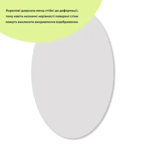 Дзеркало акрилове самоклеюче 270х420х2мм SW-00000748 – додаткове зображення 2
