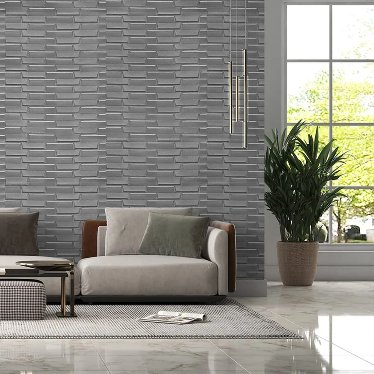 5656a137a6-5_resize_1200x1200 3D панель самоклеюча кладка срібло 770х700х5 мм (034) SW-00000217 – зображення використання 5