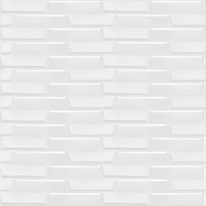 Самоклеюча 3D панель біла кладка 19600x700x5мм SW-00001335 – додаткове зображення 2