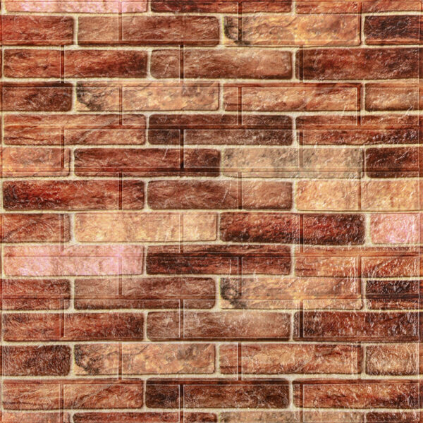 Панель стінова 3D 700ммх770ммх2мм BROWN (D) SW-00001910