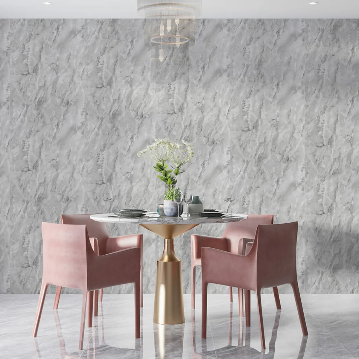 Самоклеюча стінова PET плитка у рулоні 600х3000х2mm SW-00001700 – зображення використання 7