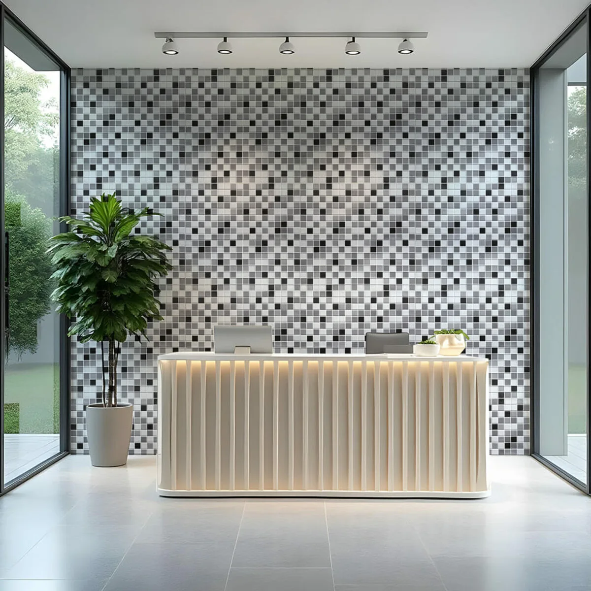 63d8b89a76-5_resize_1200x1200 Декоративна ПВХ панель чорно-біла мозаїка 960х480х4мм SW-00001432 – зображення використання 5