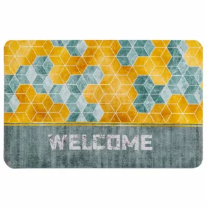 Вологопоглинаючий килимок куби «Welcome» 38х58CMх3MM (D) SW-00001561