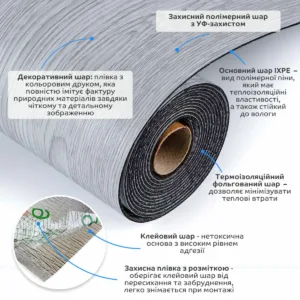 Підлогове вінілове покриття самоклеюче в рулоні 3000х600х1,5мм SW-00001816 – додаткове зображення 2