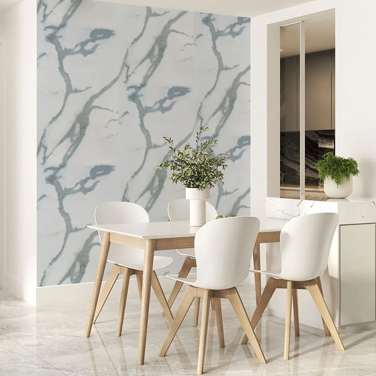 Самоклеюча стінова PET плитка у рулоні 600х3000х2mm SW-00001690 – зображення використання 8