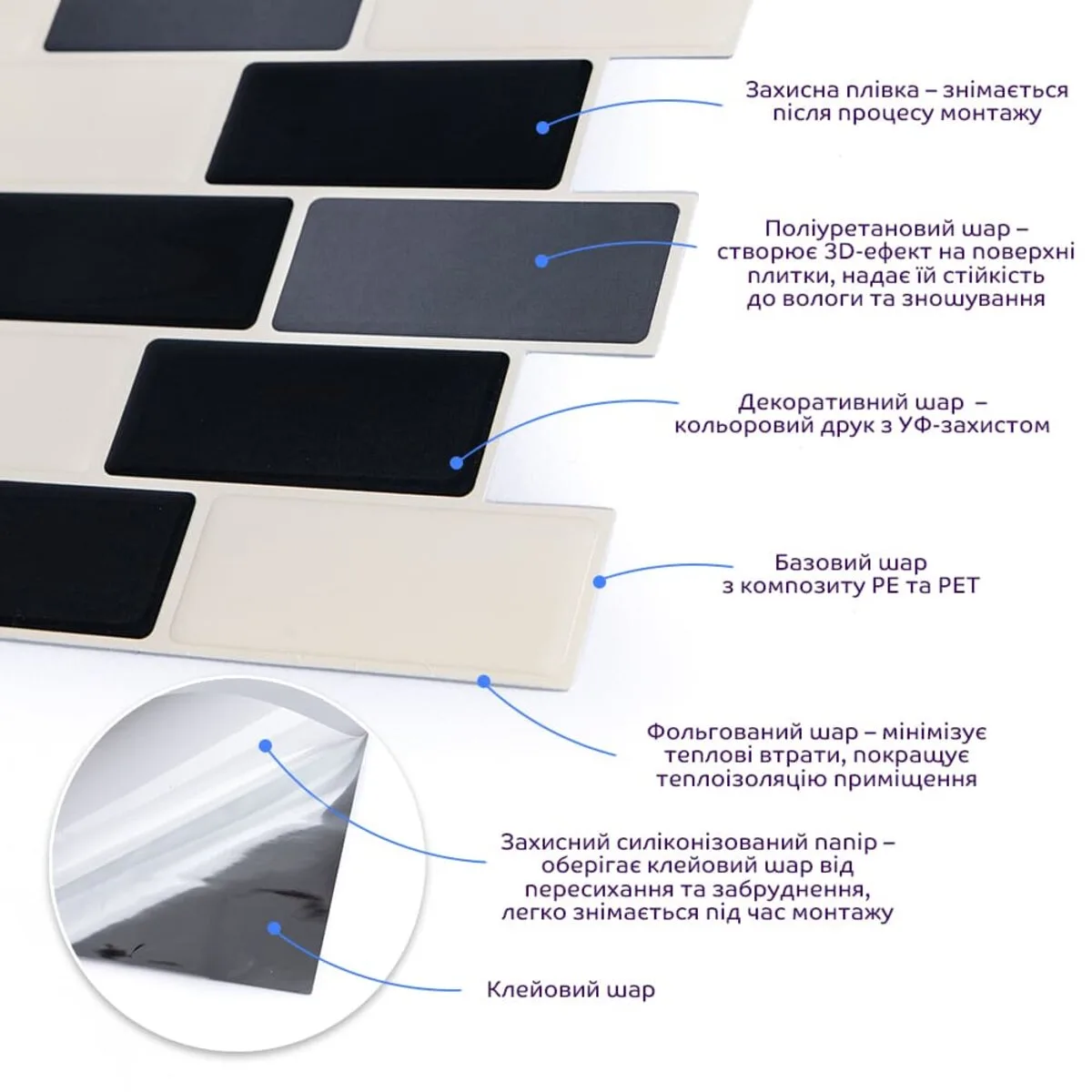 781963856b-2_resize_1200x1200 Самоклеюча поліуретанова плитка чорна сіра молочна цегла 305х305х1мм (D) SW-00001329 – додаткове зображення 2