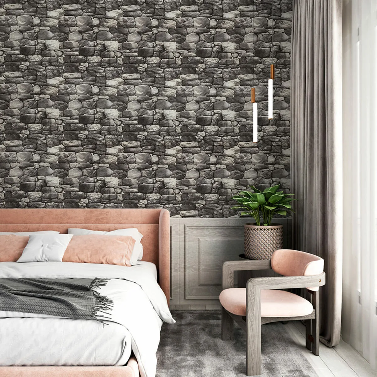 863f3be524-6_resize_1200x1200 Самоклеючі шпалери сіра цегла 2800х450х1,8мм SW-00000724 – зображення використання 6