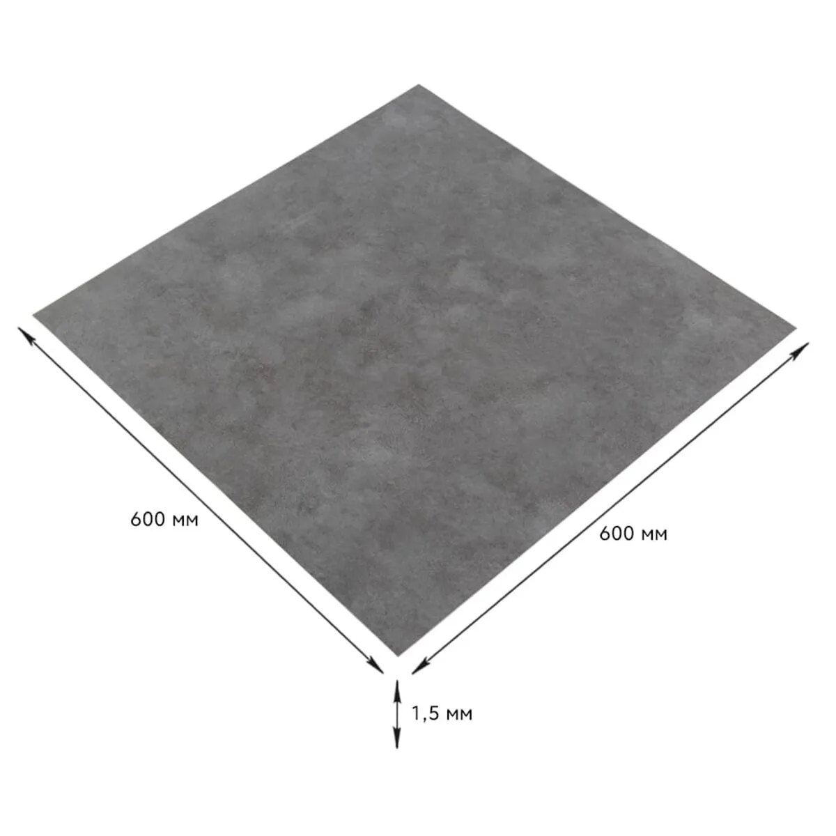 Самоклеюча LVT плитка 600х600х1.5mm (D) SW-00001595 – додаткове зображення 2