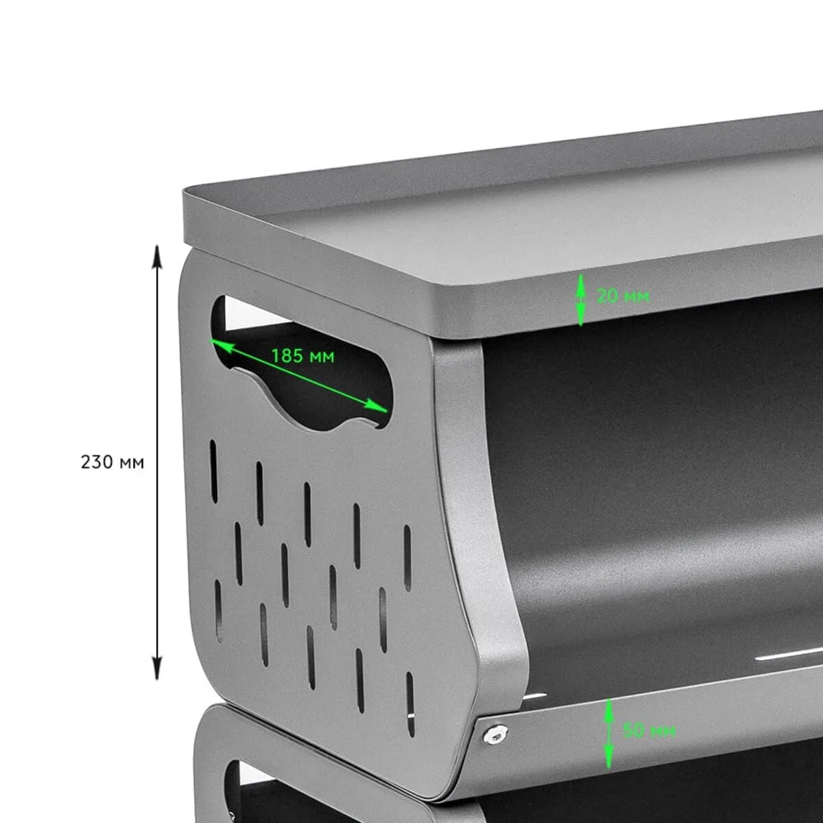 8a725e0156-4_resize_1200x1200 Стелаж універсальний для зберігання триярусний 60х30х77см SW-00002259 – зображення використання 4