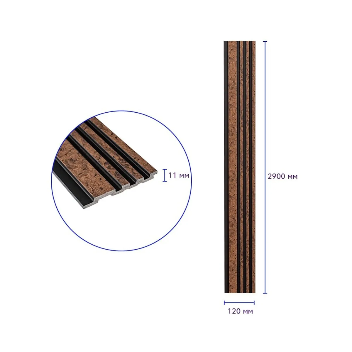8ab601fba0-3_resize_1200x1200 Рейка декоративна PS коричневий із золотими вкрапленнями 2900х120х11мм SW-00002140- – зображення виду 3