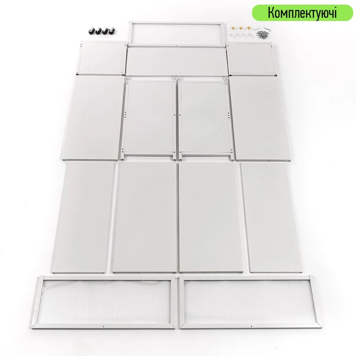 8b683db34d-6_resize_1200x1200 Шафа мобільна для зберігання розкладна триярусна з сталі світло-сіра 70х36х112,8см SW-00002116 – зображення використання 6
