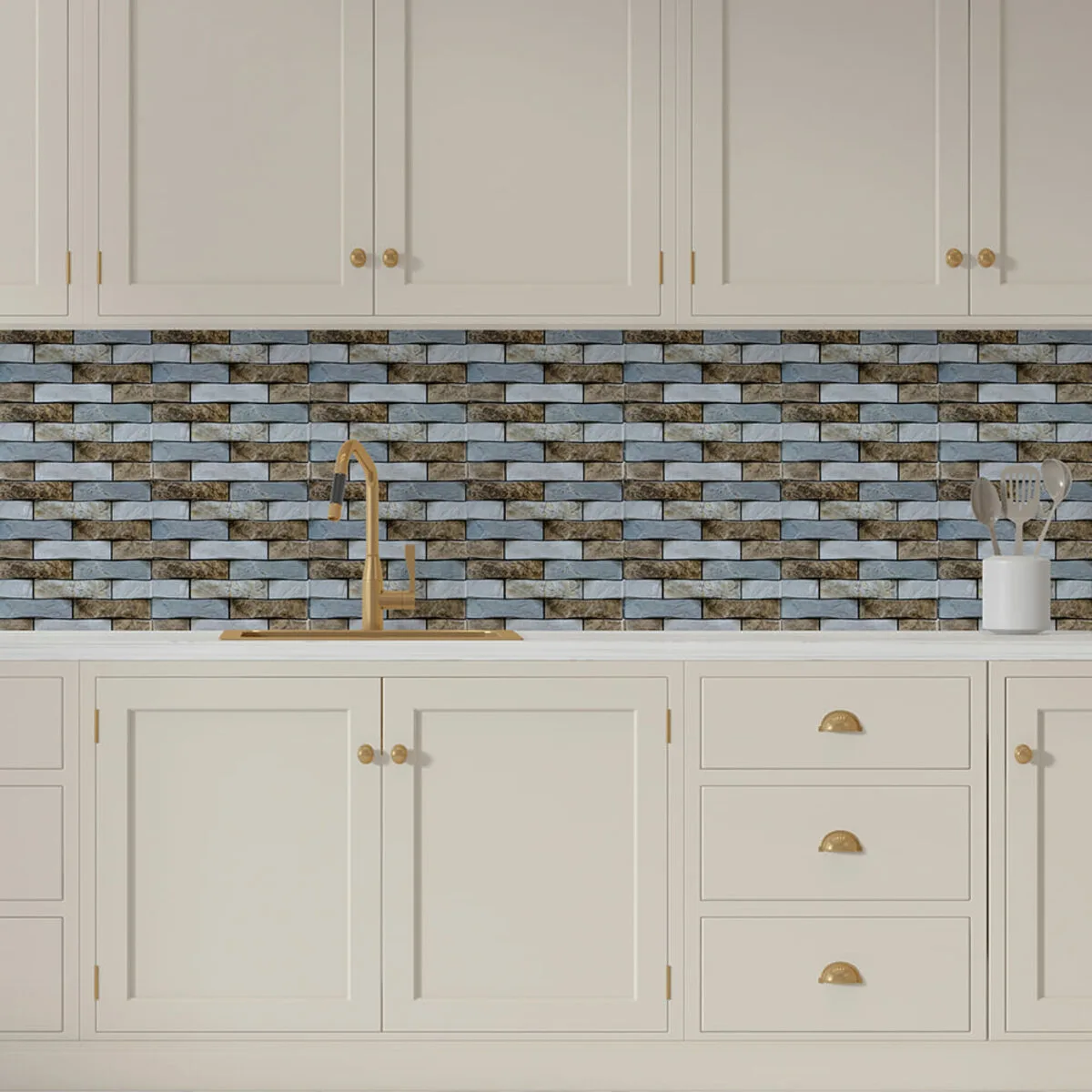 8e71be49ce-5_resize_1200x1200 Декоративна ПВХ плитка на самоклейці квадрат 300х300х5мм, ціна за 1 шт. (СПП-600) SW-00000525 – зображення використання 5