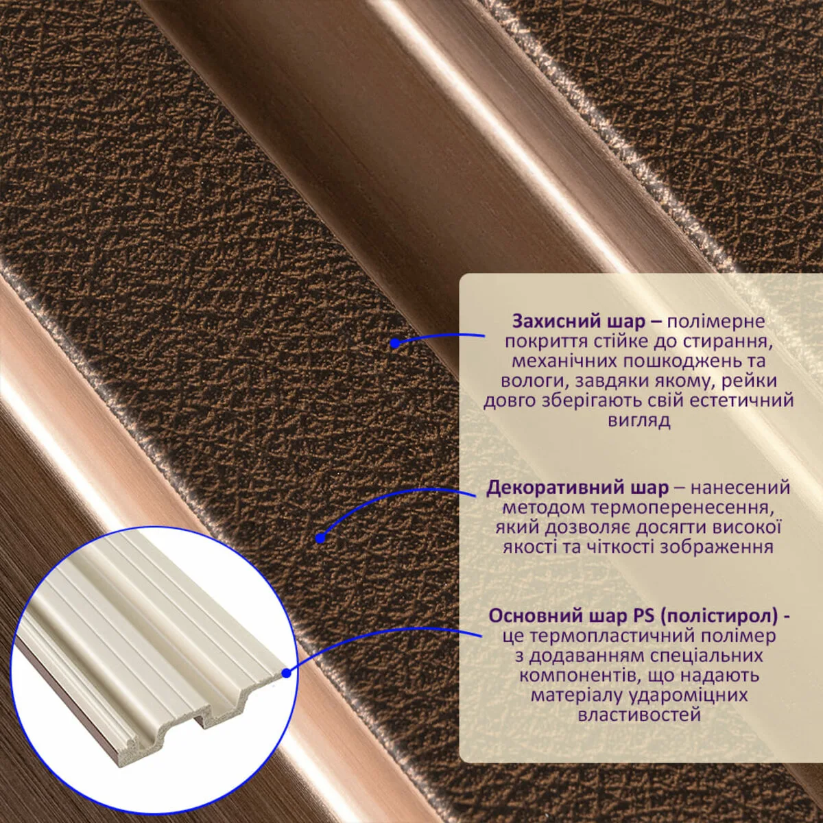 90a435887b-2_resize_1200x1200 Рейка декоративная PS под коричневую кожу с бронзой 2900х120х20мм SW-00002147- – додаткове зображення 2