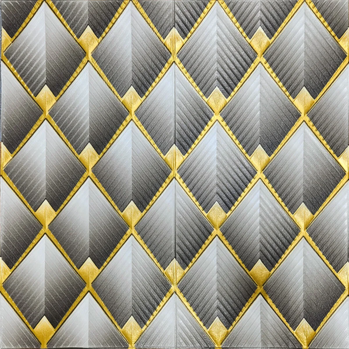 94aa1c2b5a-1_resize_1200x1200 Панель стінова 3D 700х700х4мм ромб сірий (D) SW-00001986