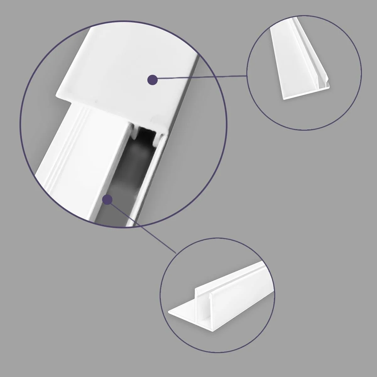 Профіль (торцевий) фінішний алюмінієвий для сайдинга 38,5х28х6000мм (D) SW-00001728 – зображення використання 4