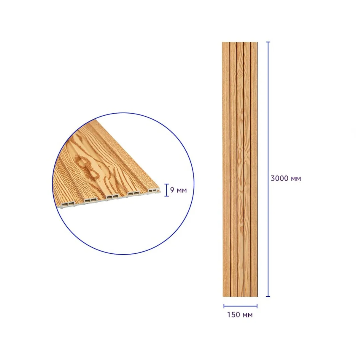 a12887b835-3_resize_1200x1200 Рейка декоративна WPC стінова сосна 3000х150х9мм SW-00001867 – зображення виду 3
