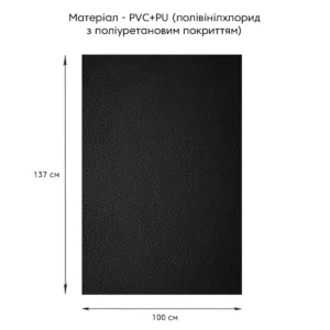 Самоклеюча екошкіра у рулоні 1.37х1mх0.5mm Чорний (D) SW-00001358 – додаткове зображення 2