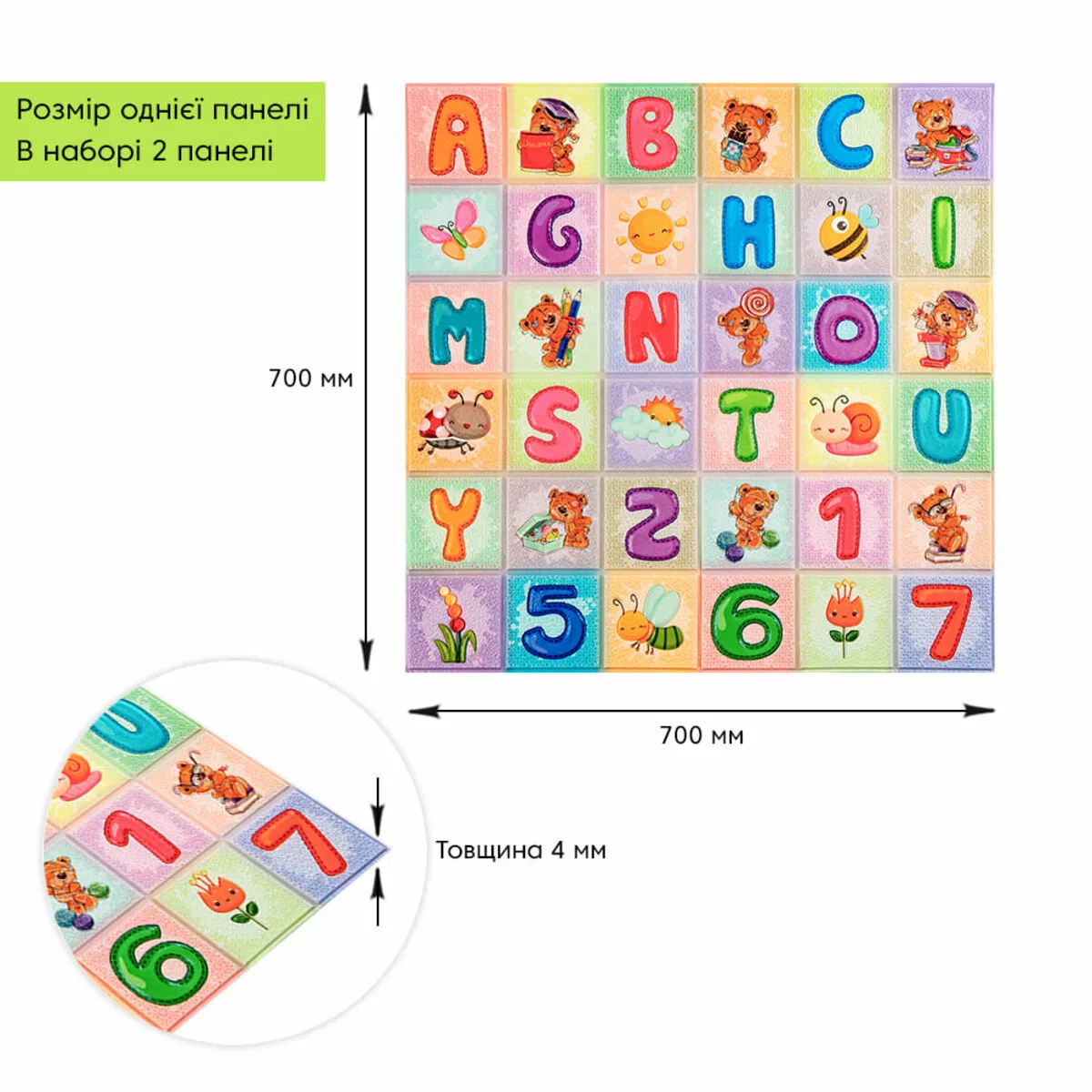 aa15fbe29b-5_resize_1200x1200 Набір панелей стінових 3D Абетка (2шт) 700х1400х4mm (D) SW-00002352 – зображення використання 5