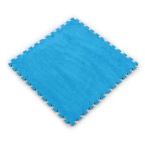 Підлога-пазл плюшевий БЛАКИТНИЙ 60х60х1cm (D) SW-00002091